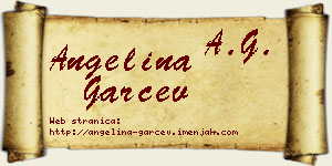 Angelina Garčev vizit kartica
